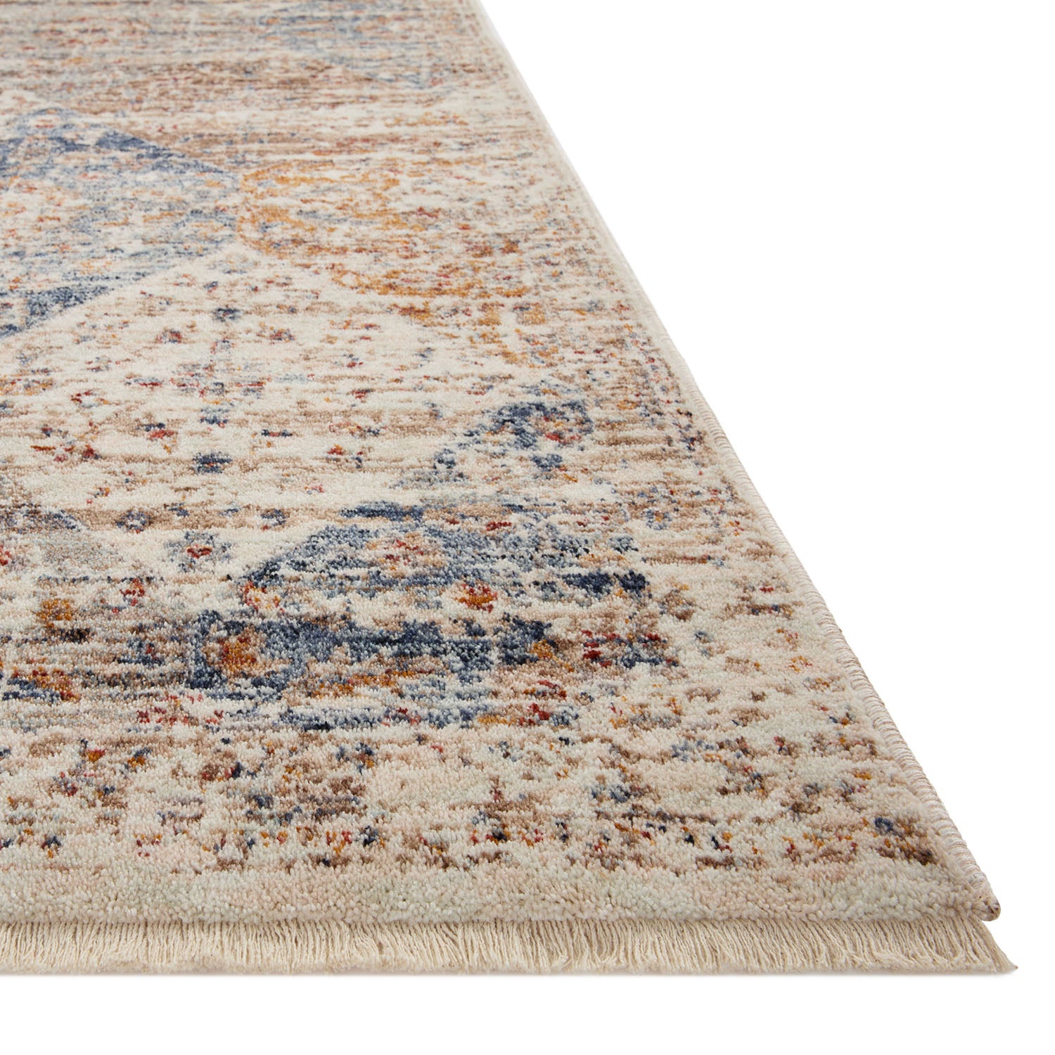 Loloi Sorrento Ivory/Multi Power Loomed Rug
