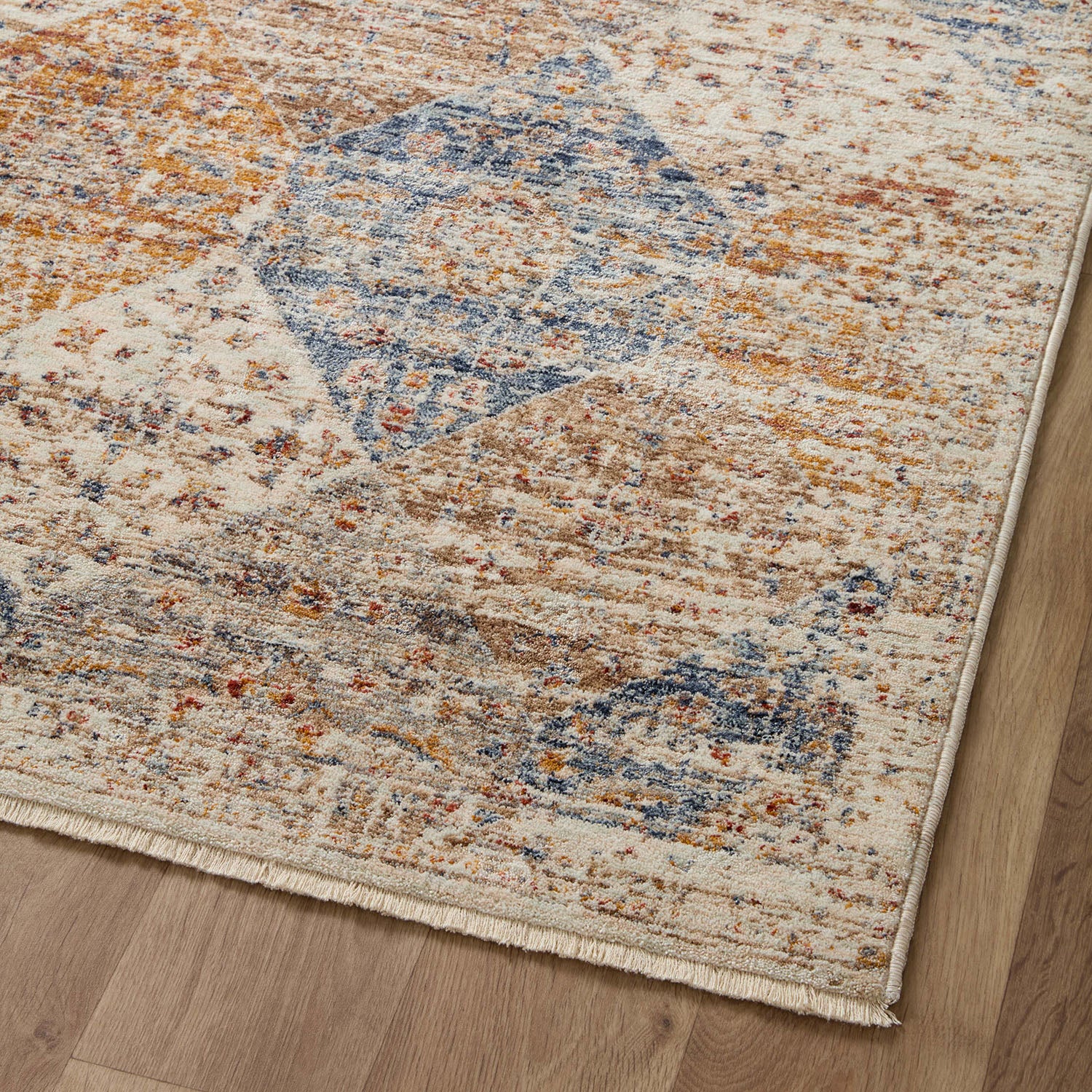 Loloi Sorrento Ivory/Multi Power Loomed Rug