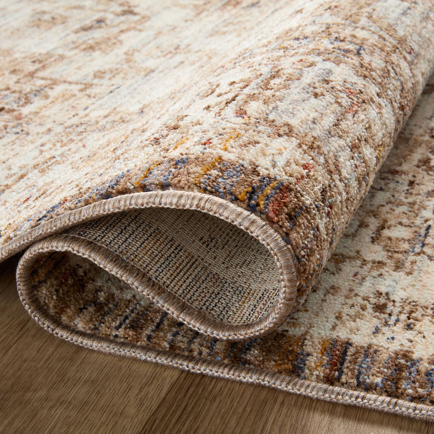 Loloi Sorrento Mocha/Multi Power Loomed Rug