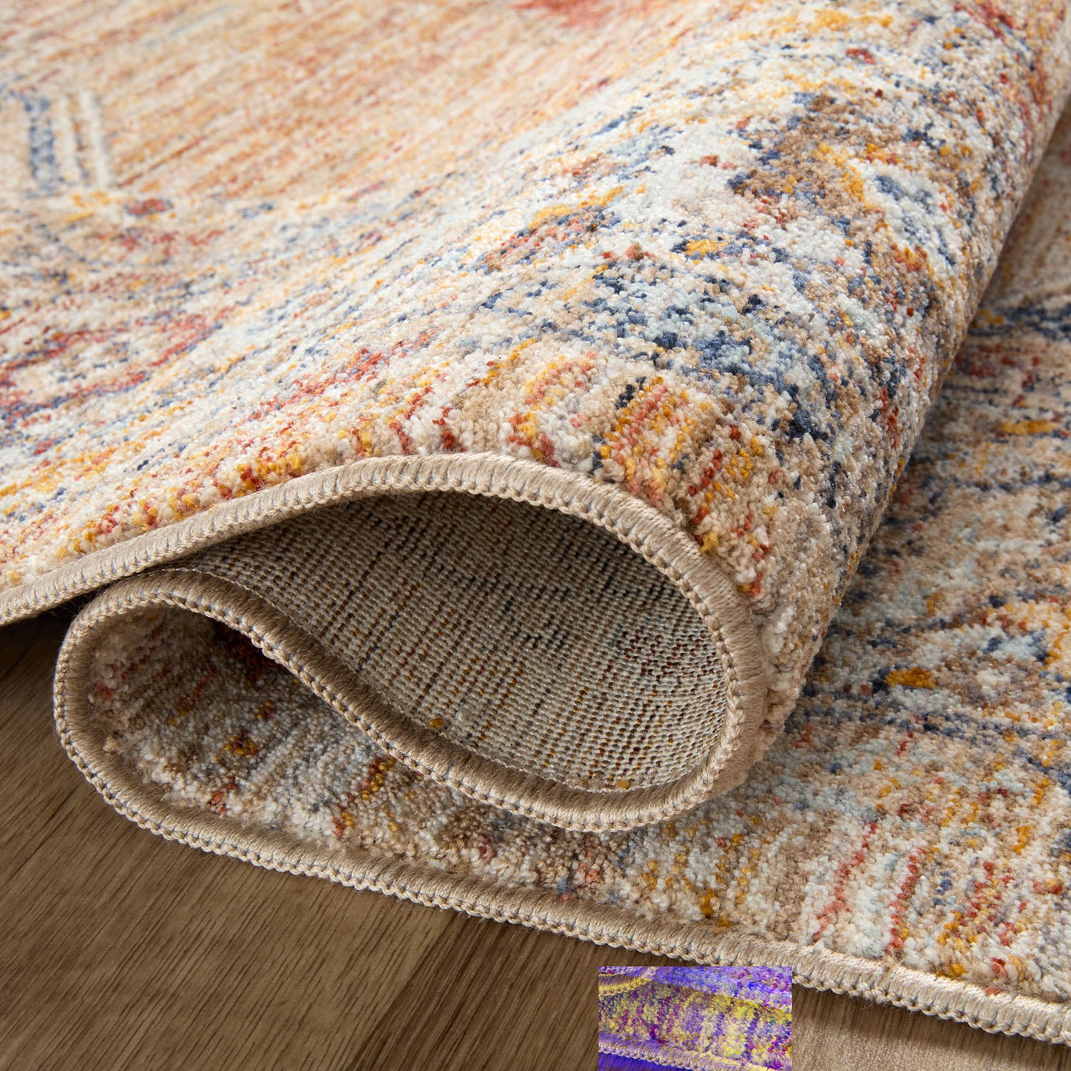 Loloi Sorrento Multi/Sunset Power Loomed Rug