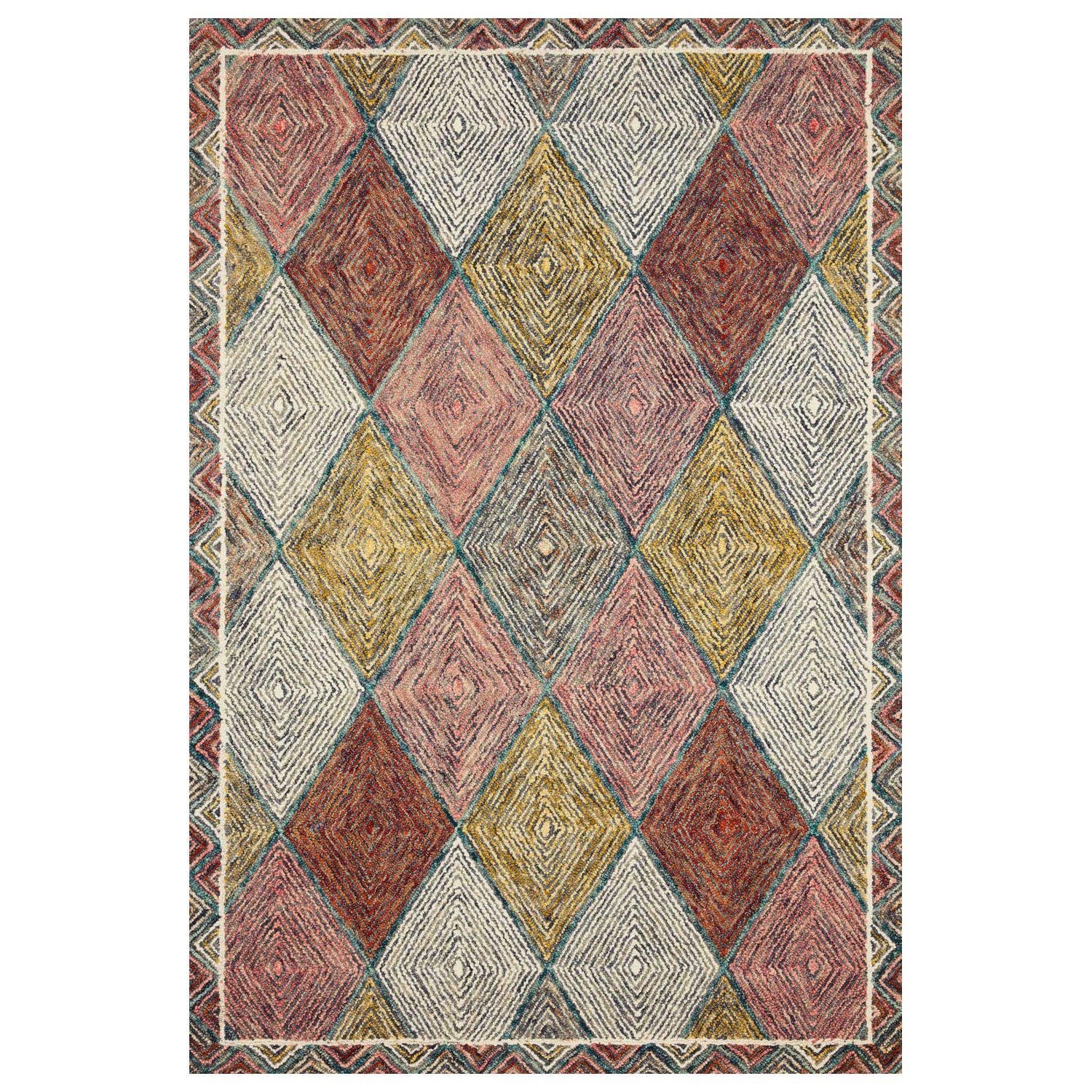 Loloi Spectrum Dia Hooked Rug