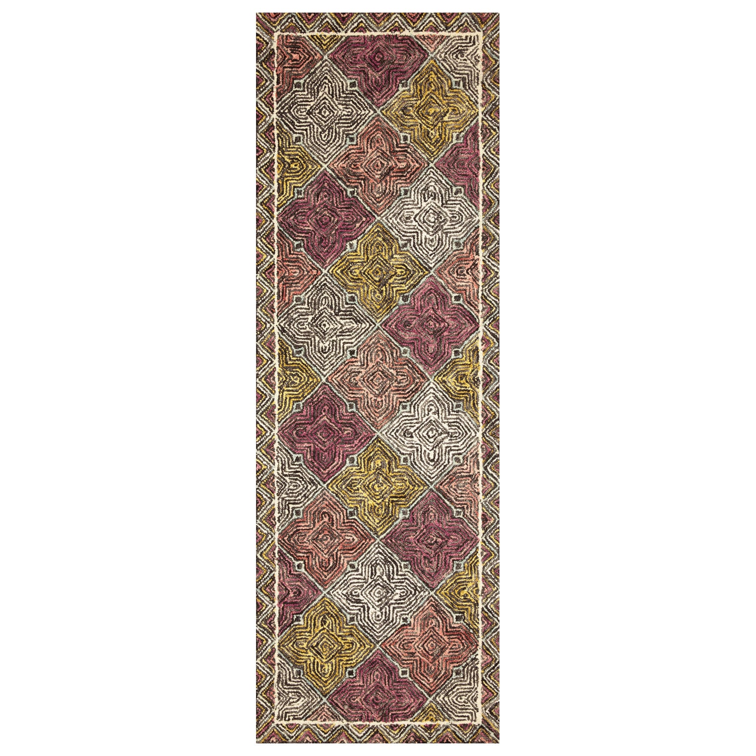 Loloi Spectrum Charcoal/Multi Hooked Rug