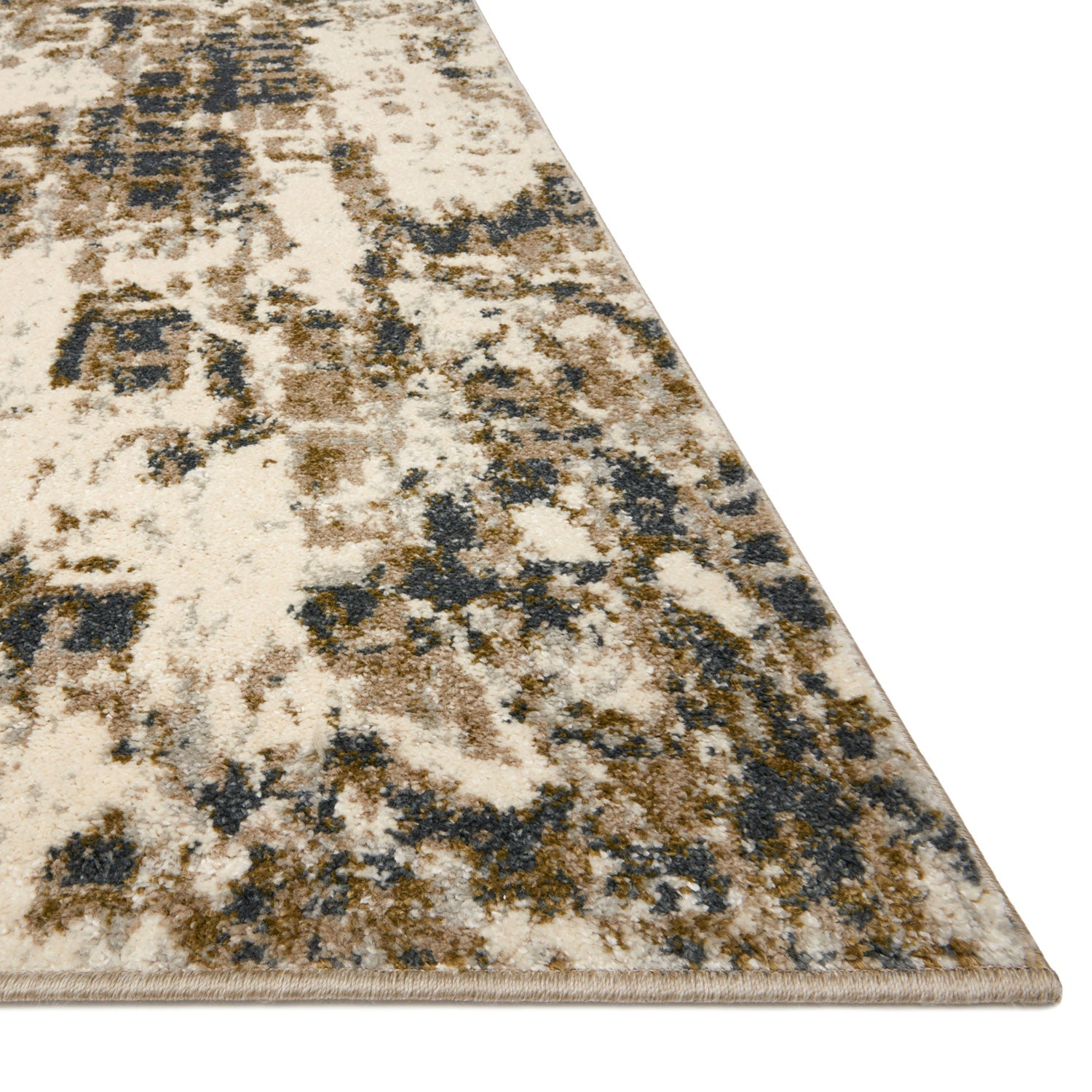 Loloi Spirit Pewter/Olive Power Loomed Rug