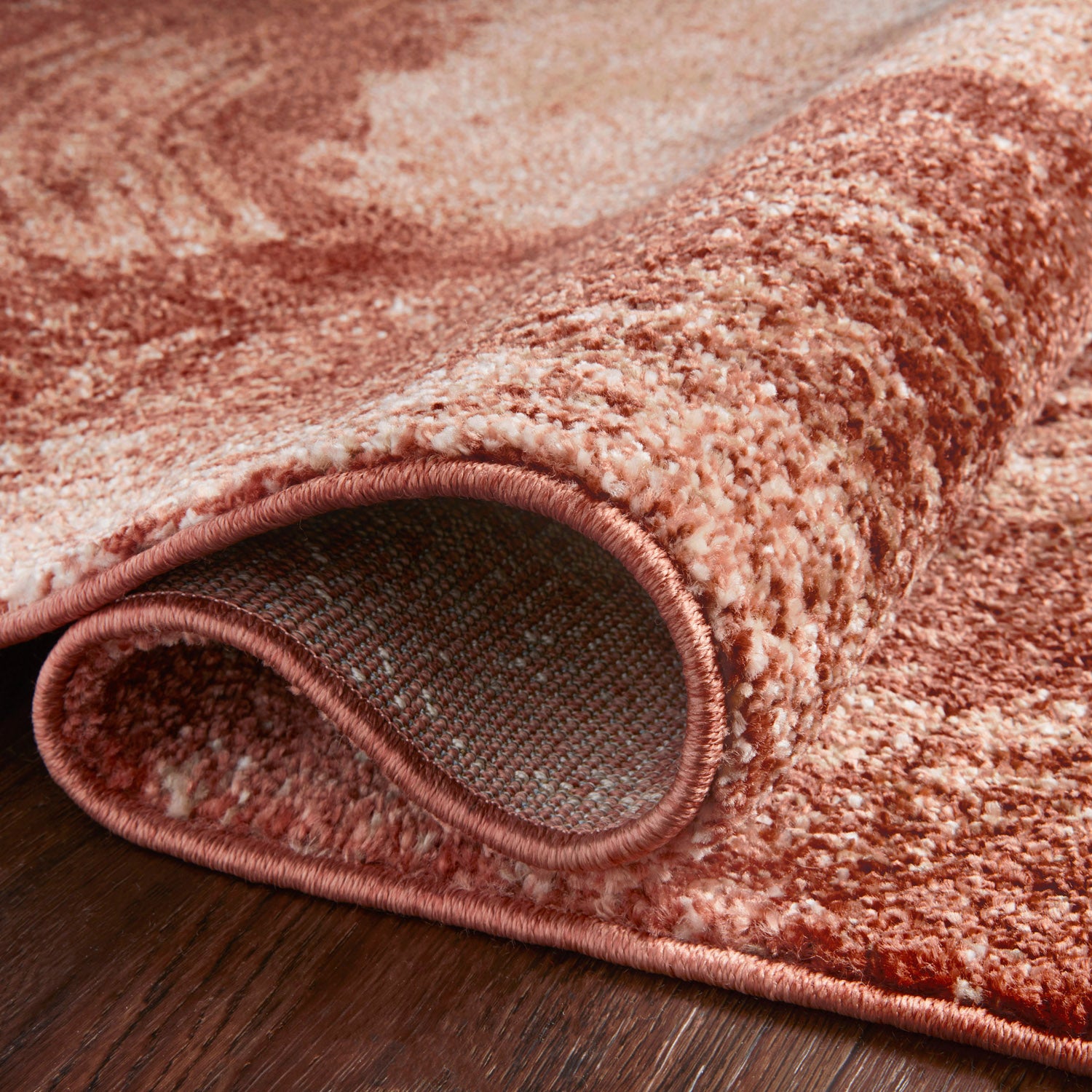 Loloi Spirit Rose/Spice Power Loomed Rug