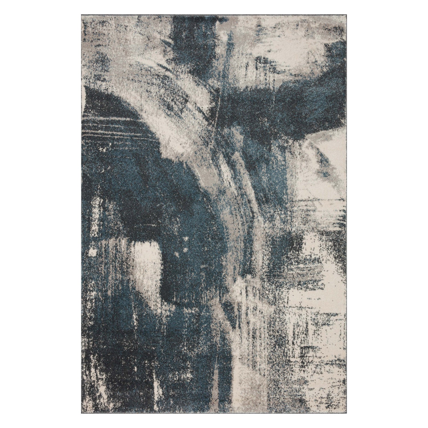 Loloi Spirit Indigo/Ivory Power Loomed Rug