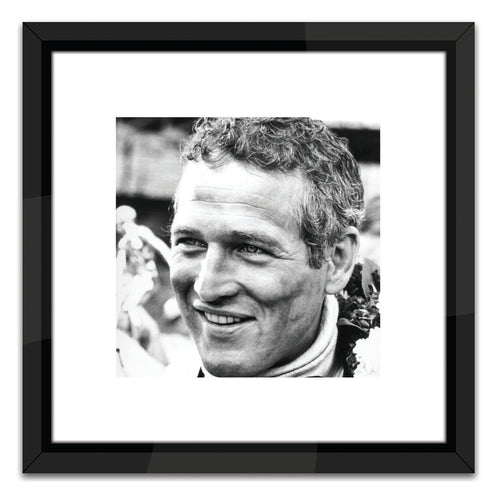 Worlds Away Paul Newman Racing Framed Art