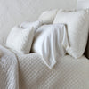Bella Notte Silk Velvet Quilted Pillow Sham