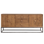 Redford House Spencer 3 Drawer Entertainment Console