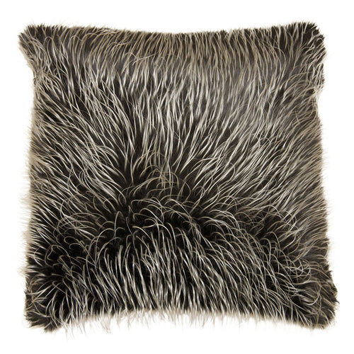 Square Feathers Spike Fur Throw Pillow