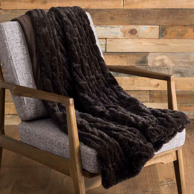 Mackenzie Faux Fur Throw Blanket