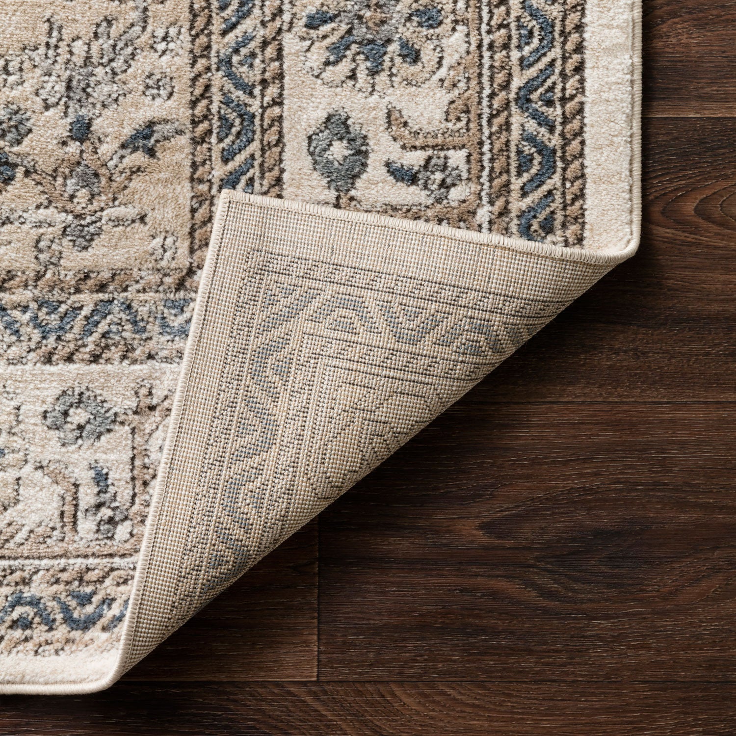 Loloi Teagan Oatmeal/Ivory Power Loomed Rug