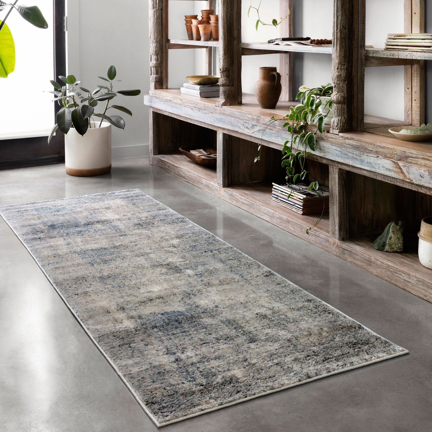 Loloi Teagan Denim/Slate Power Loomed Rug
