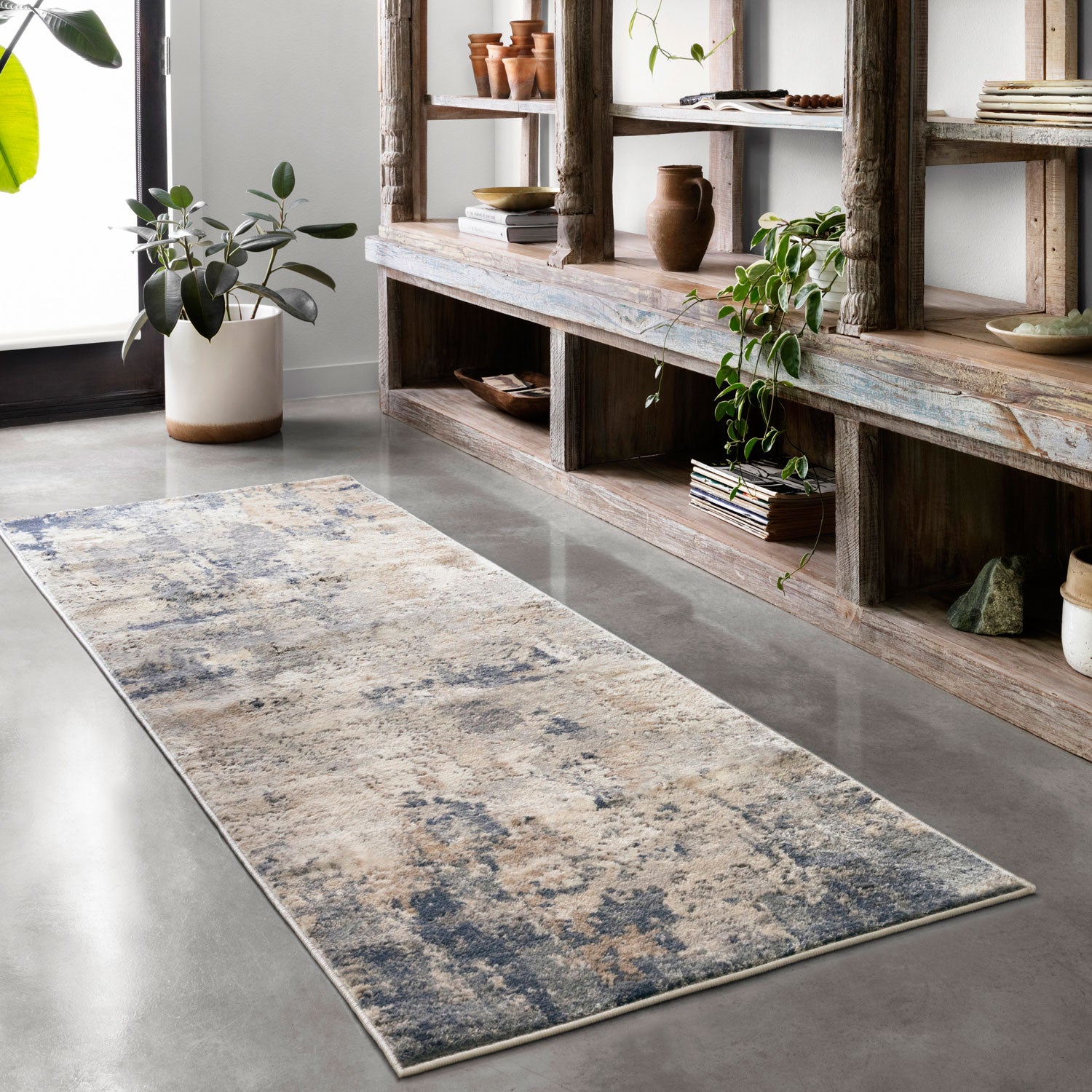 Loloi Teagan Sand/Mist Power Loomed Rug