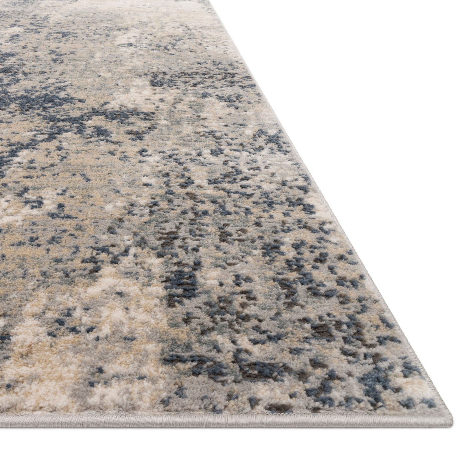 Loloi Teagan Natural/Denim Power Loomed Rug