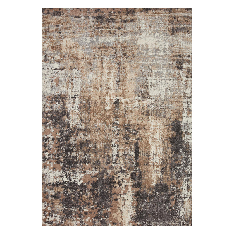 Loloi Theory Taupe/Gray Power Loomed Rug