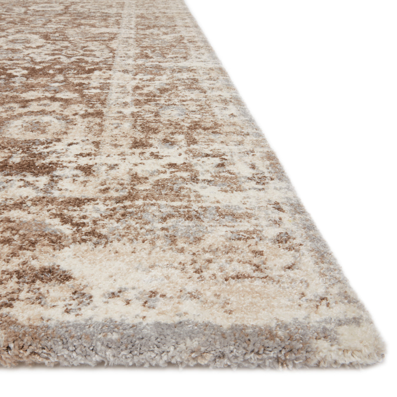 Loloi Theory Mocha/Natural Power Loomed Rug