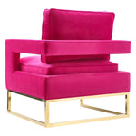 Gambit Gold Velvet Chair