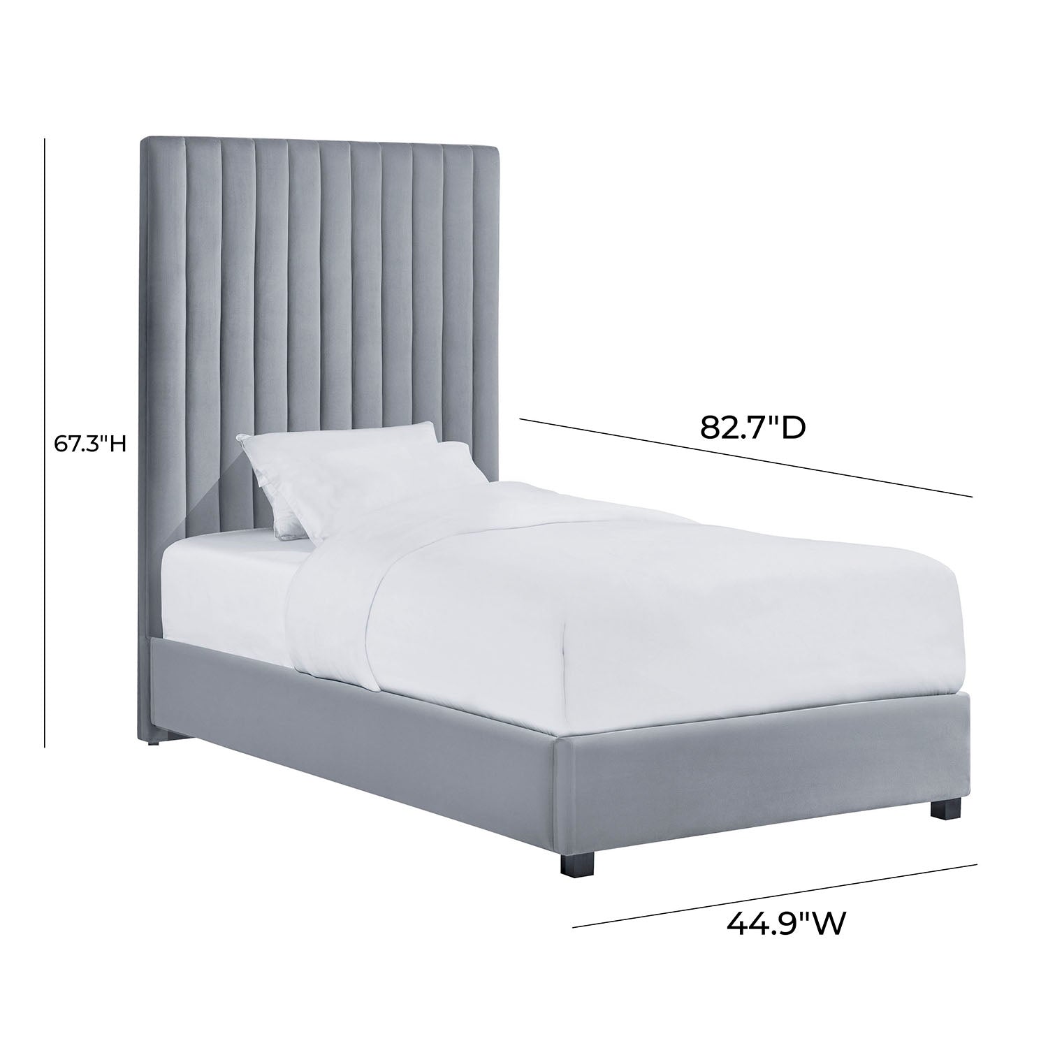 TOV Furniture Arabelle Velvet Bed