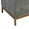 TOV Furniture Pesce Shagreen 6 Drawer Dresser