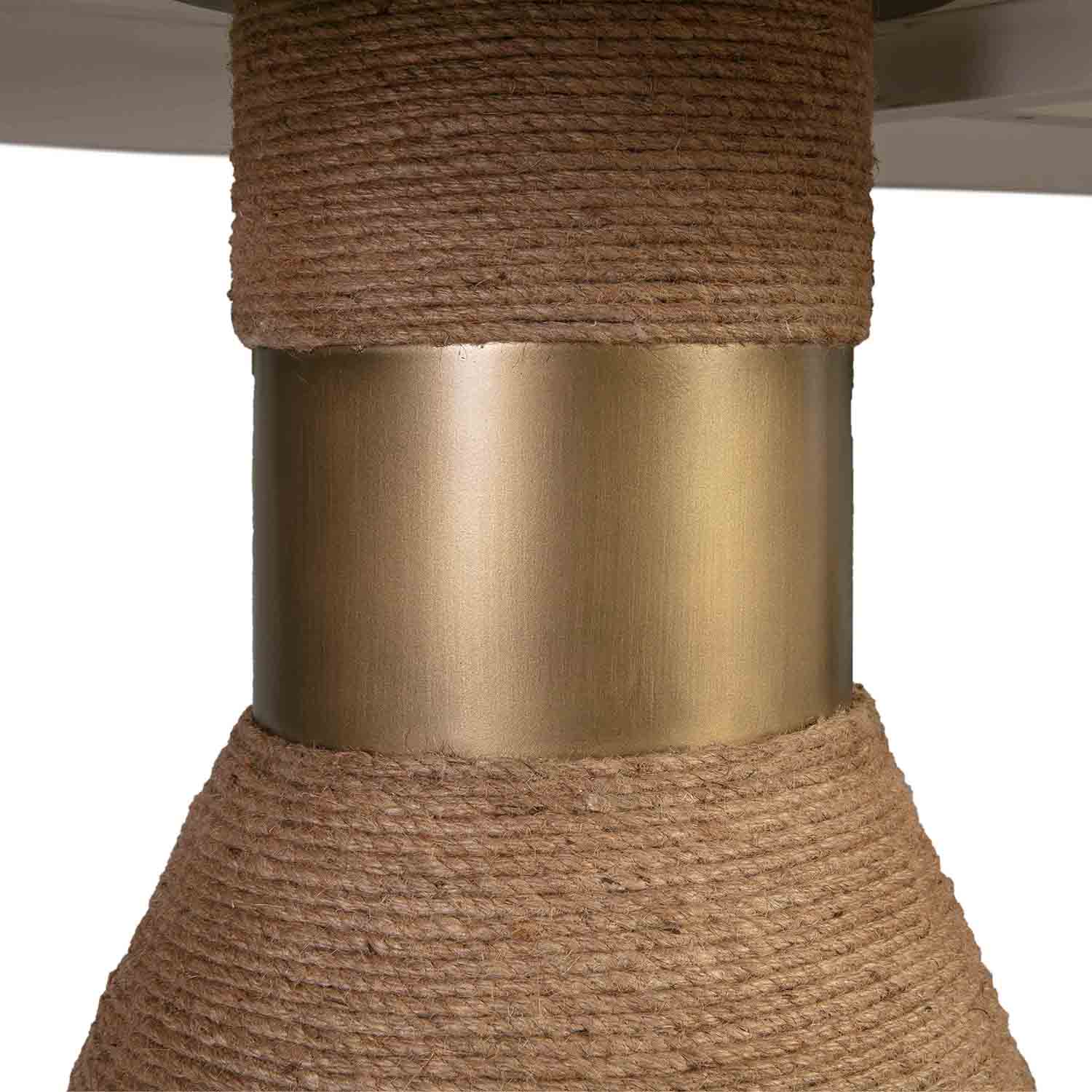 TOV Furniture Rishi Rope Oval Dining Table