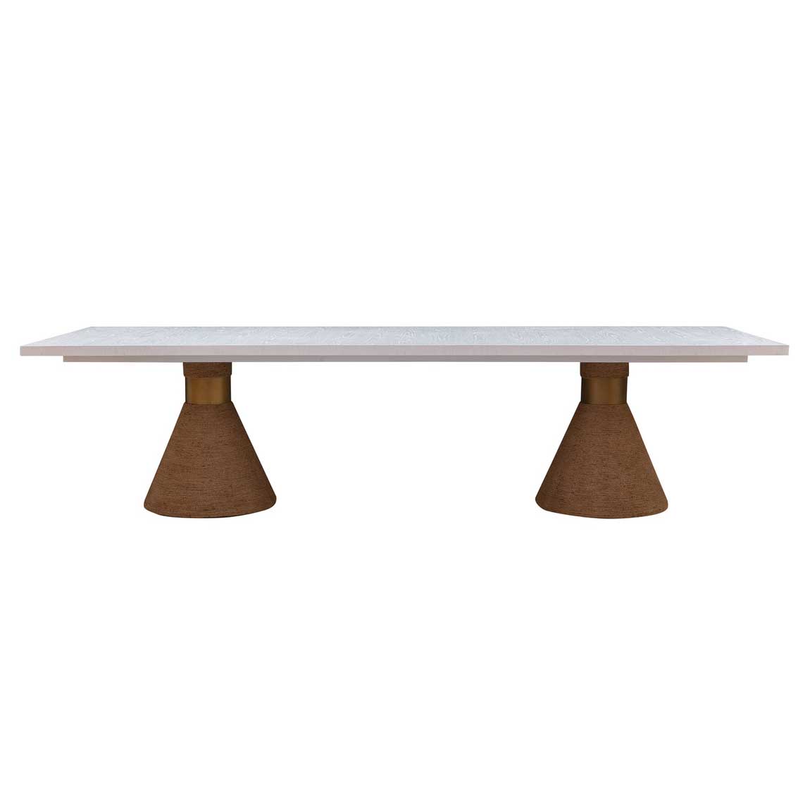 TOV Furniture Rishi Rope Rectangular Dining Table