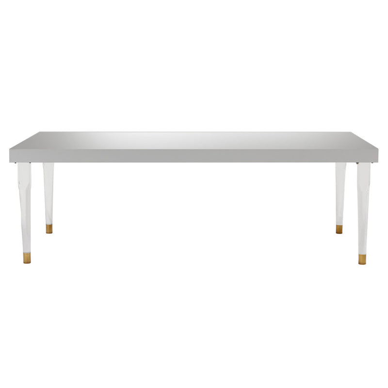 TOV Furniture Tabby Glossy Lacquer Dining Table