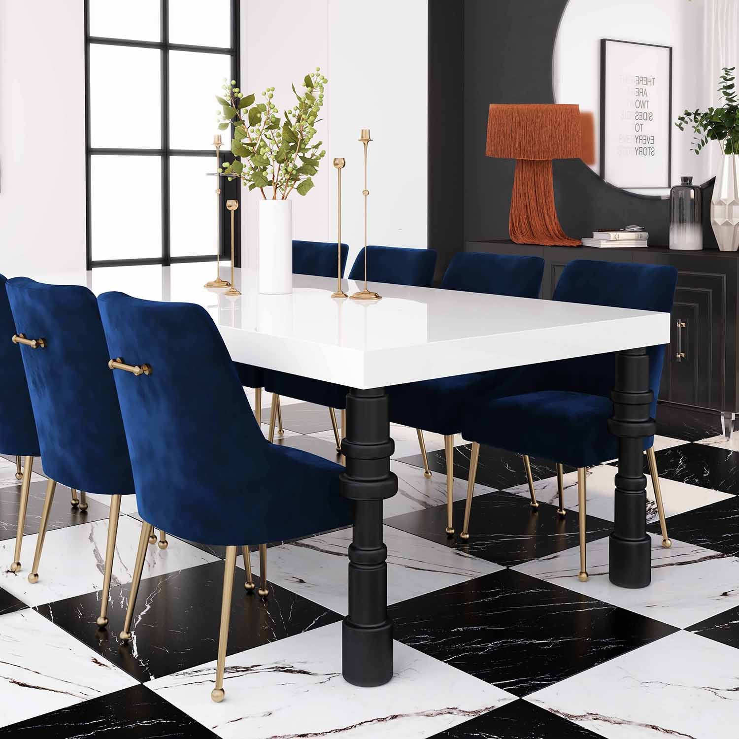 TOV Furniture Beatrix Velvet Side Chair