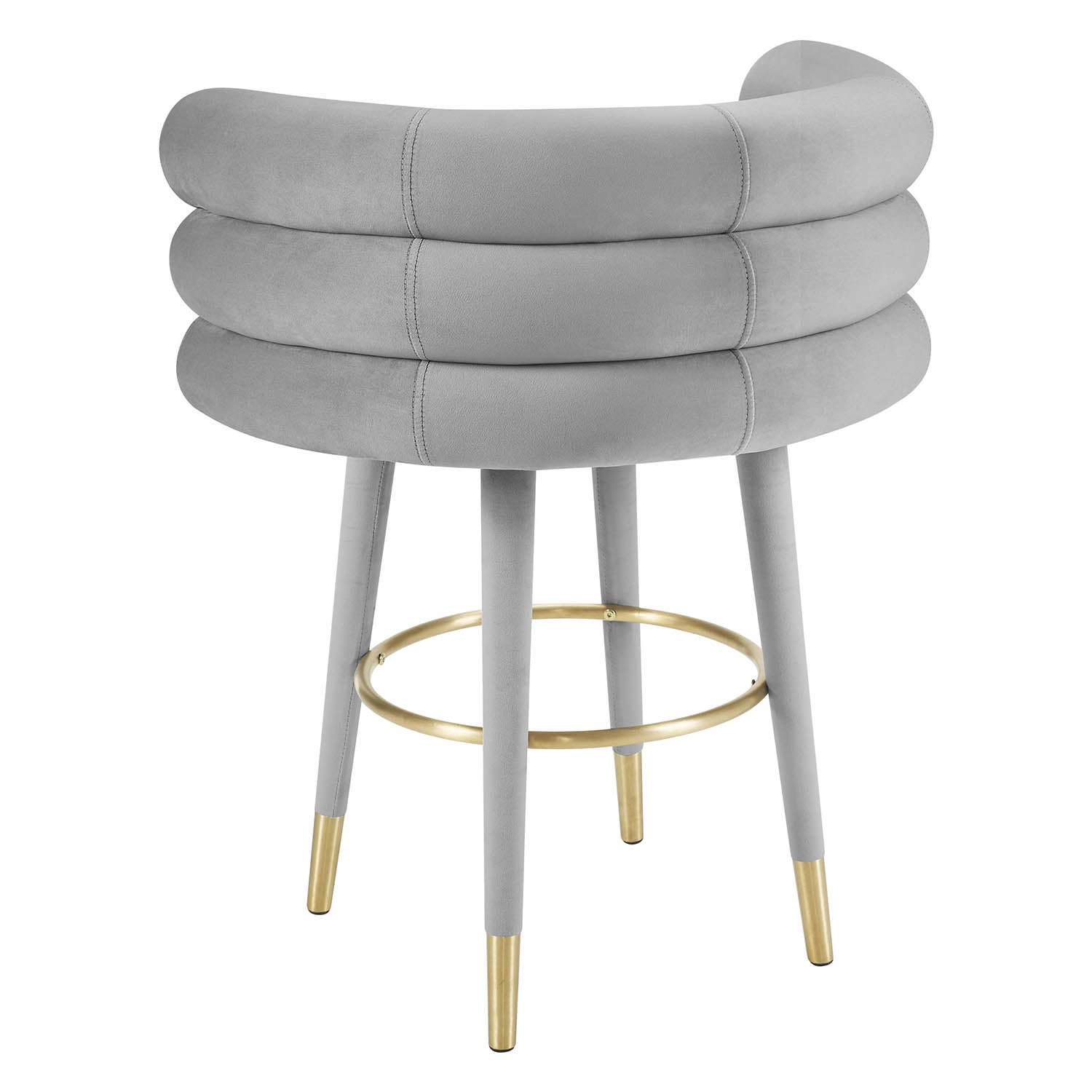 TOV Furniture Betty Velvet Counter Stool