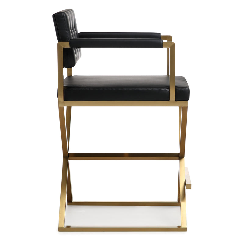 TOV Furniture Director Gold Counter Stool