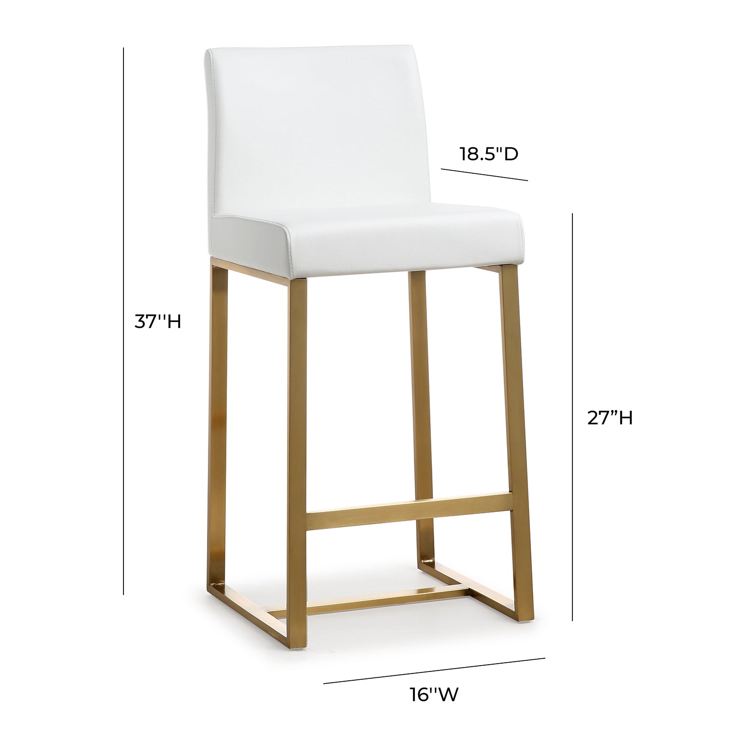 TOV Furniture Denmark Counter Stool Set of 2
