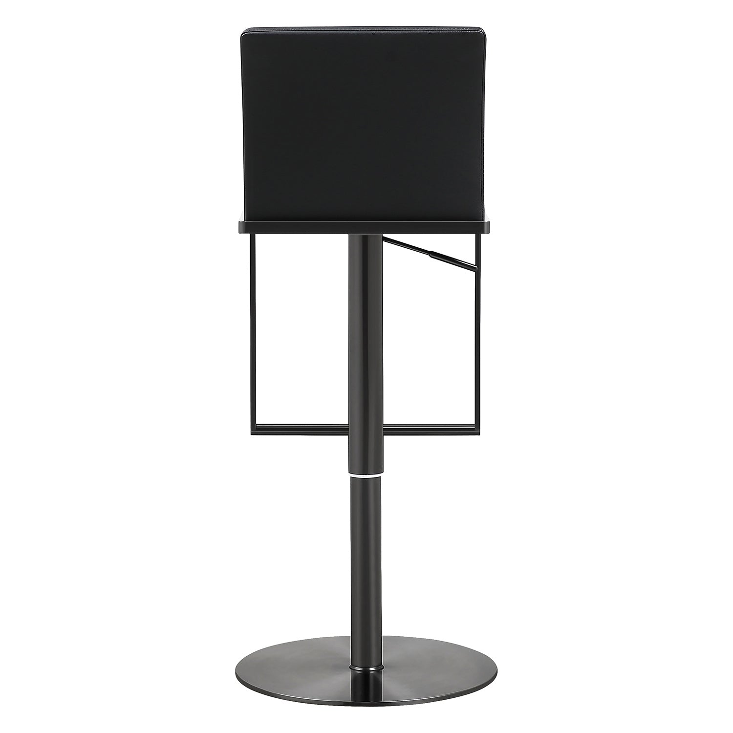 Bowie Black Steel Bar Stool