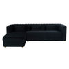 TOV Furniture Callie Velvet Left Arm Sectional Sofa
