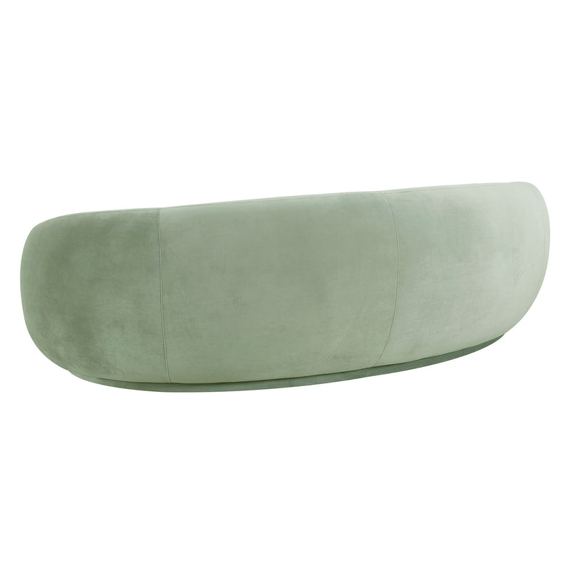 TOV Furniture Kendall Velvet Sofa Paynes Gray