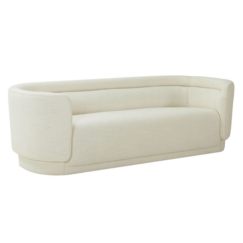 TOV Furniture Macie Cream Linen Sofa