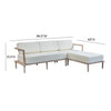 TOV Furniture Emerson Right Arm Outdoor Sectional Sofa