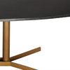 TOV Furniture Gemma Black Marble Coffee Table