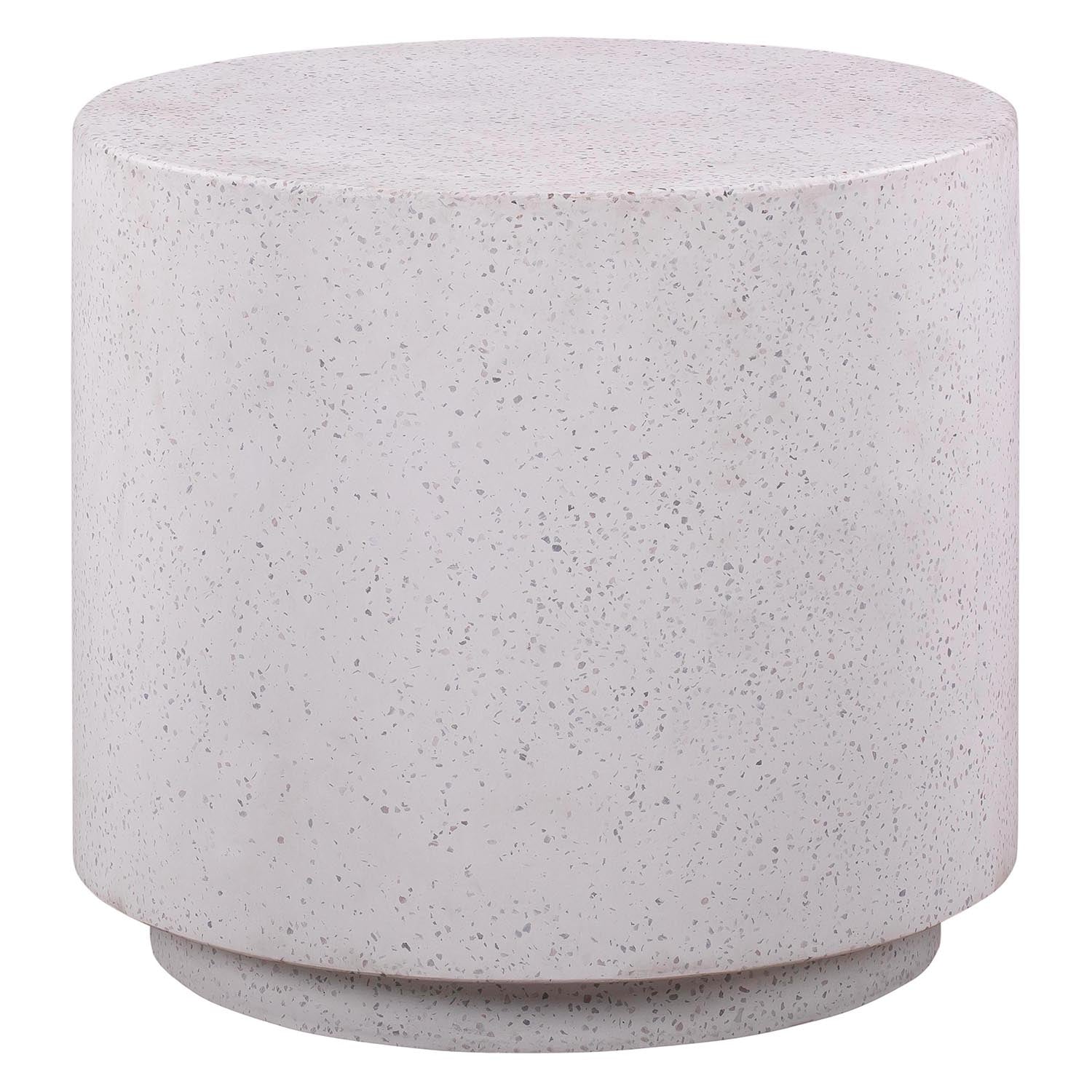TOV Furniture Terrazzo Light Speckled Side Table