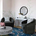 TOV Furniture Flapper Fringe Swivel Chair