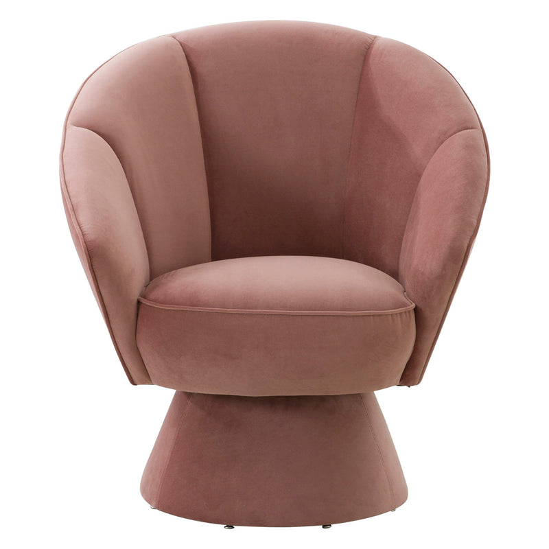 TOV Furniture Allora Velvet Swivel Chair