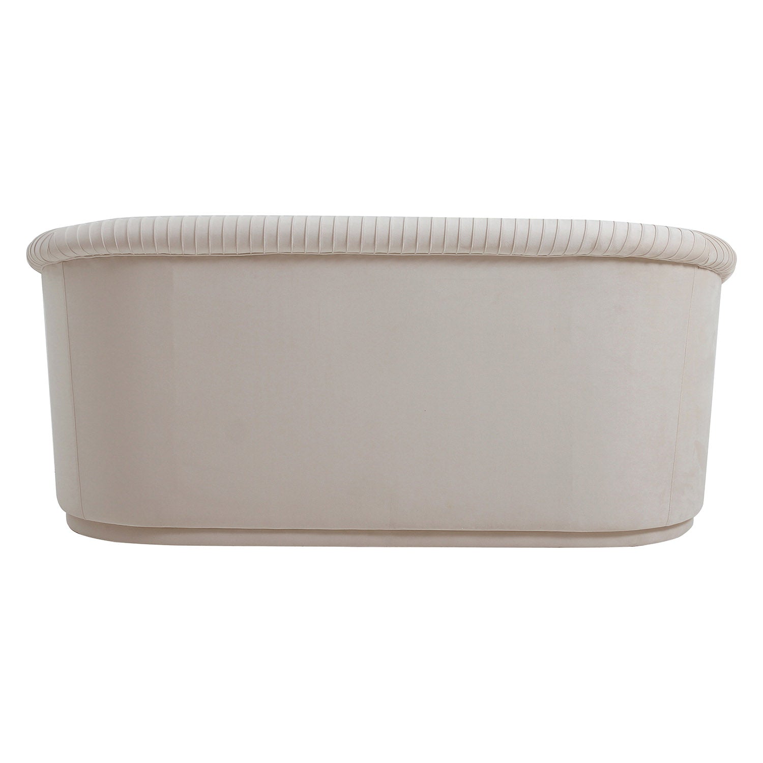 TOV Furniture Yara Pleated Velvet Loveseat