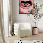 TOV Furniture Velvet Lounge Chair