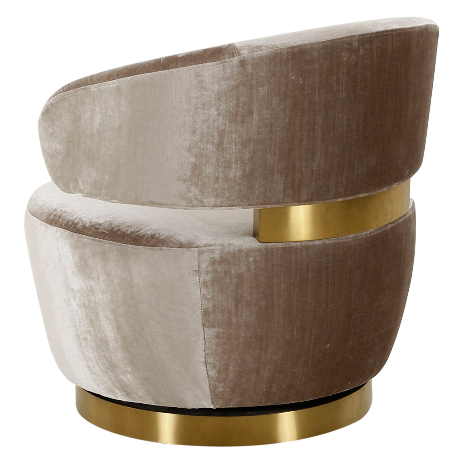 TOV Furniture Austin Velvet Swivel Chair