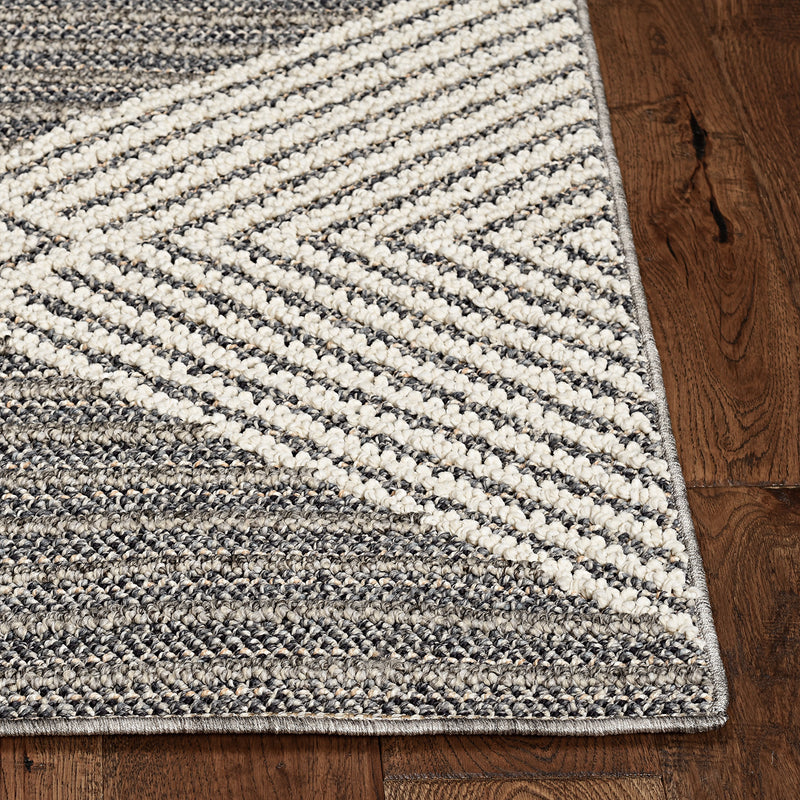 Terrace Diamonds Indoor/Outdoor Rug Paynes Gray