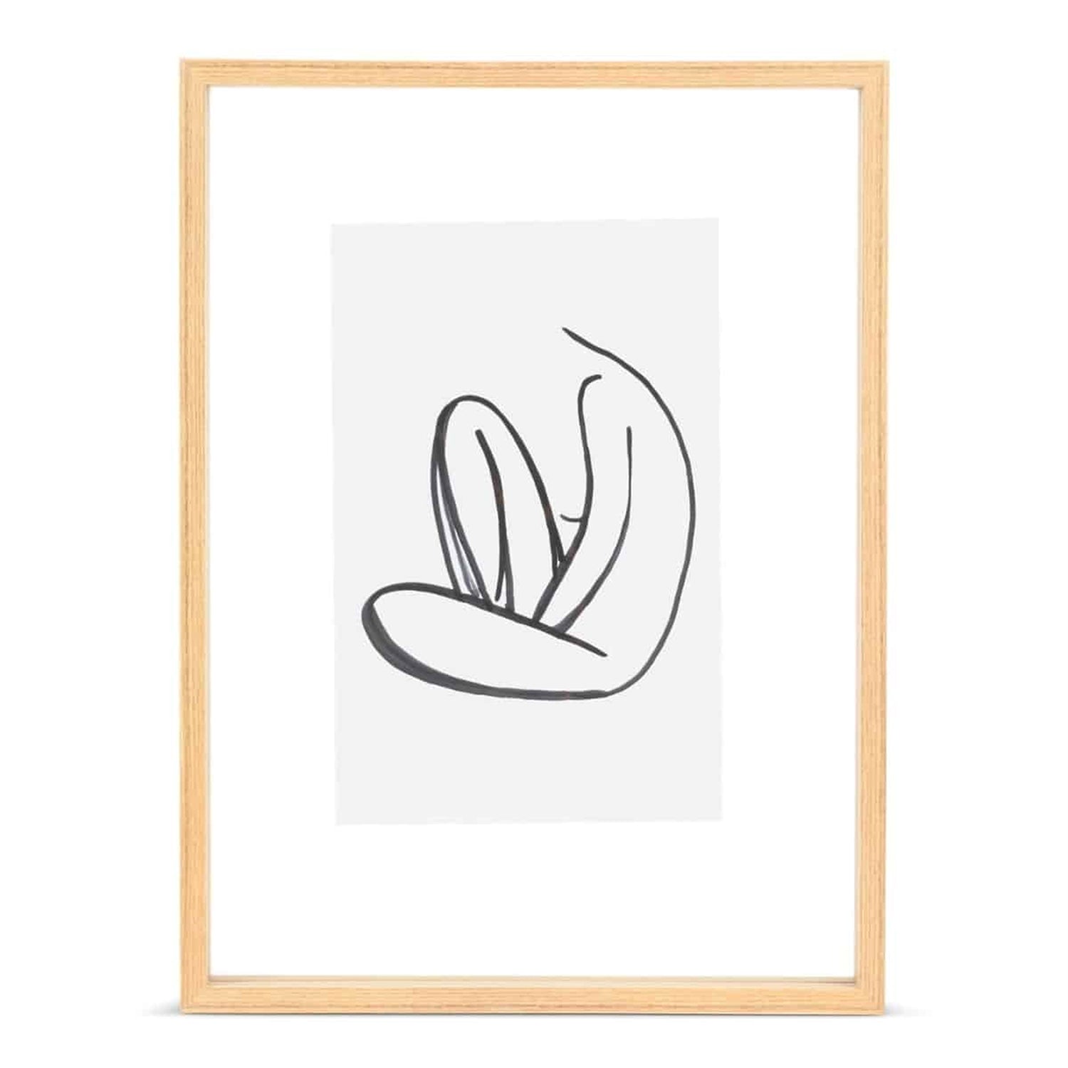 Floating Natural Picture Frame