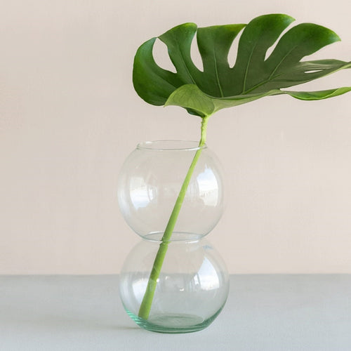 Kiko Clear II Recycled Glass Vase