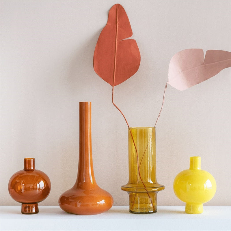 Kiko Vanilla Recycled Glass Vase