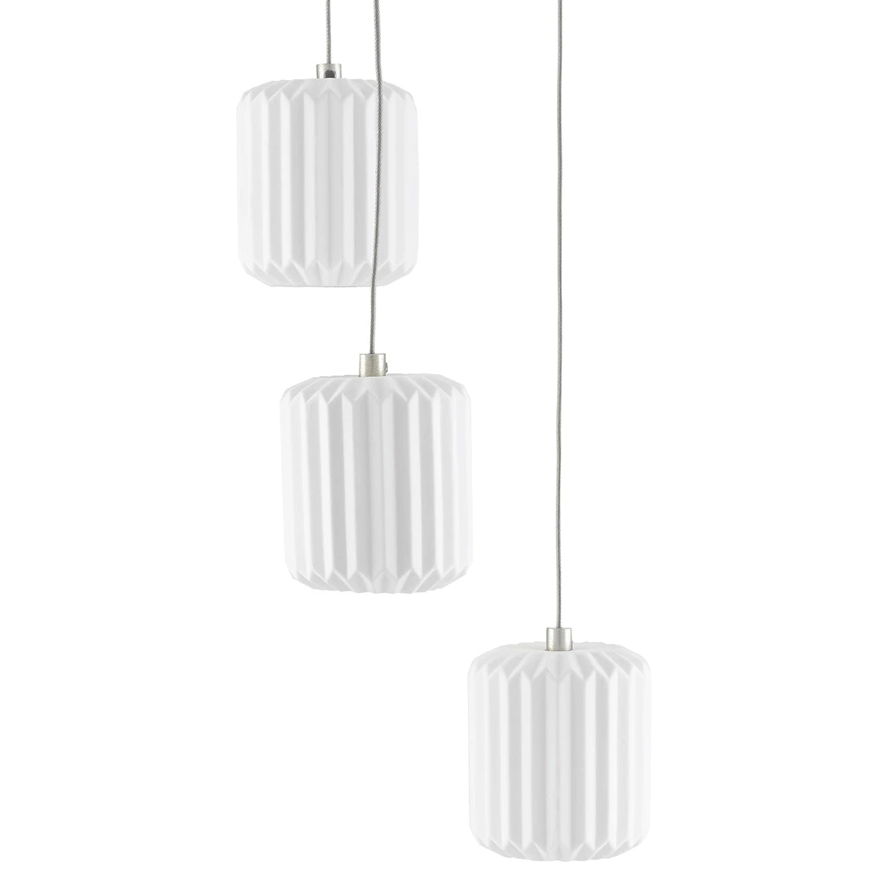 Currey & Co Dove 3-Light Multi-Drop Pendant