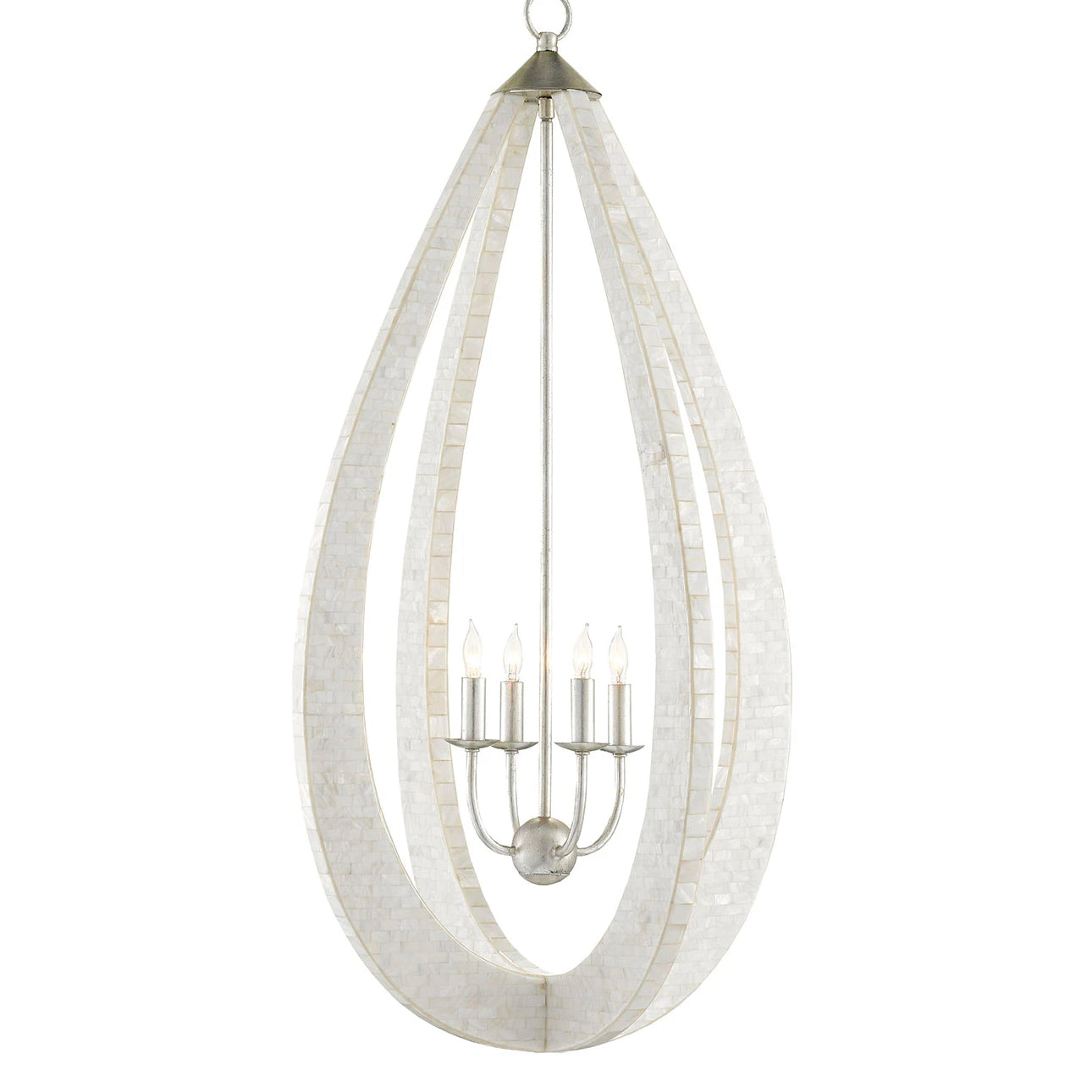 Currey & Co Arietta Teardrop Chandelier