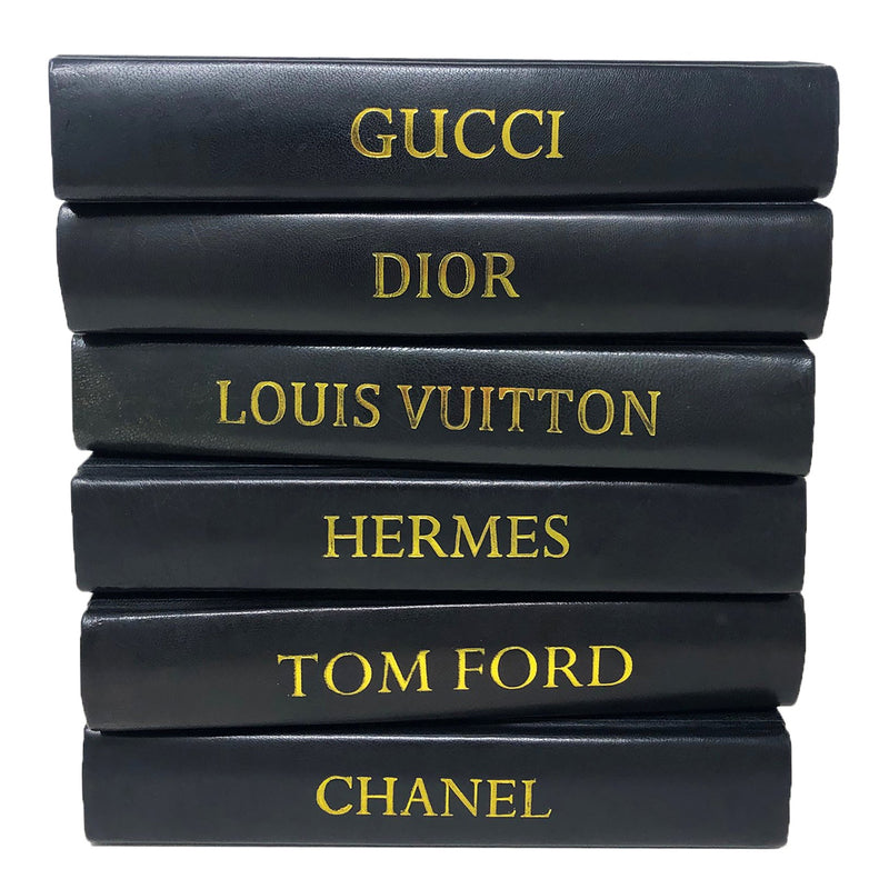 Designer Name Decorative Book Set of 6 – Paynes Gray