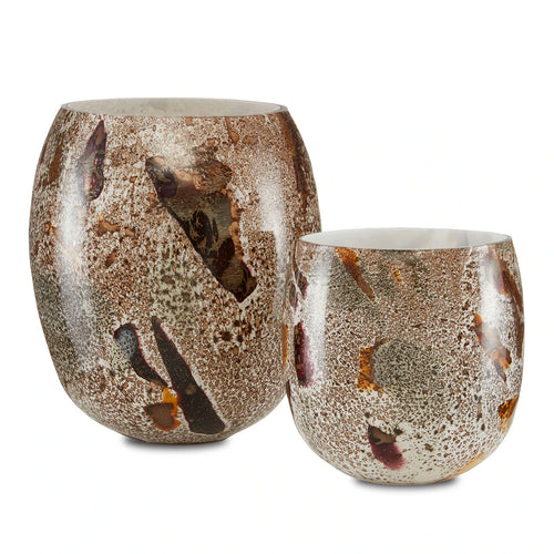 Currey & Co Bora Speckle Vase Set of 2